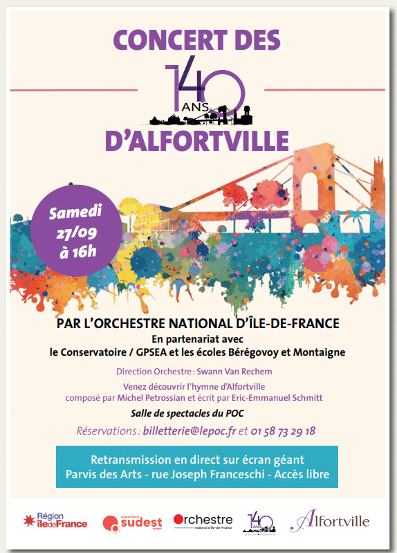 Concert des 140 ans d’Alfortville