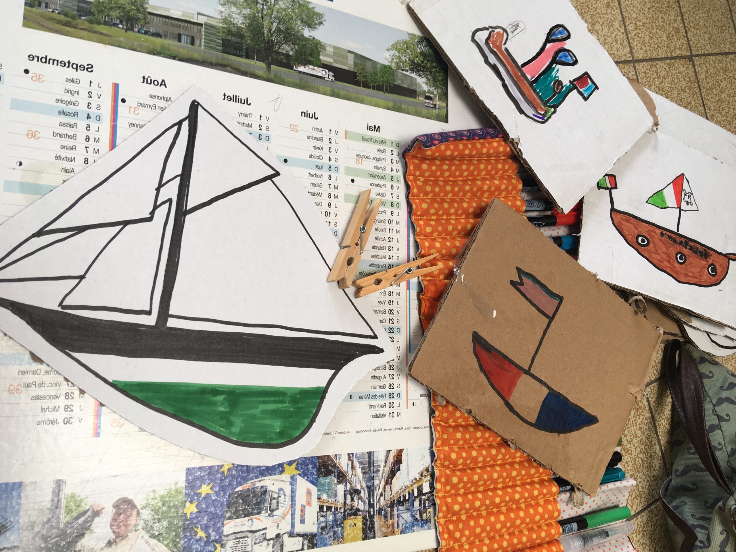 Atelier confection d&rsquo;un bateau en famille